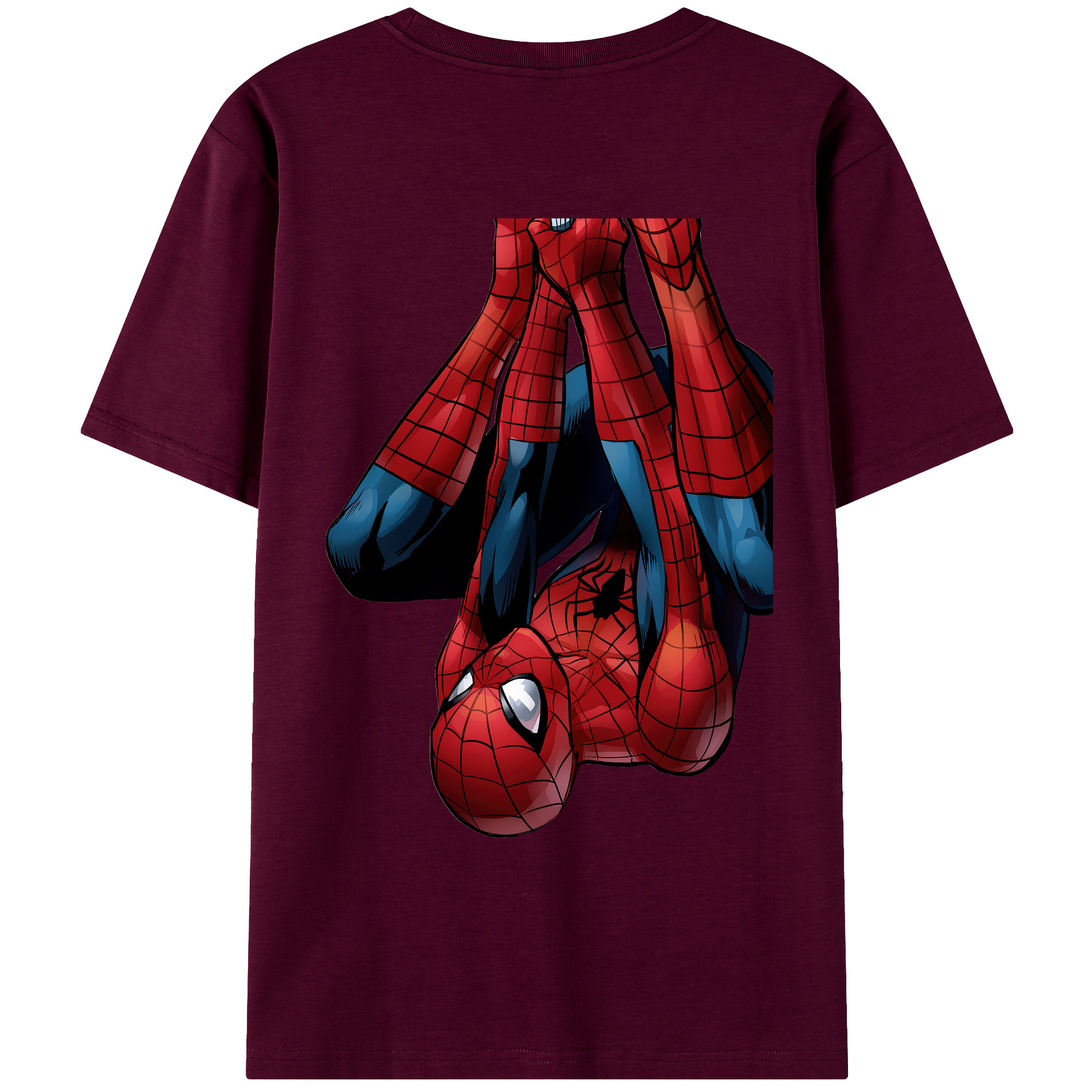 （画像用） Spider Man スパイダーマン レディース半袖Tシャツ(バックプリント)